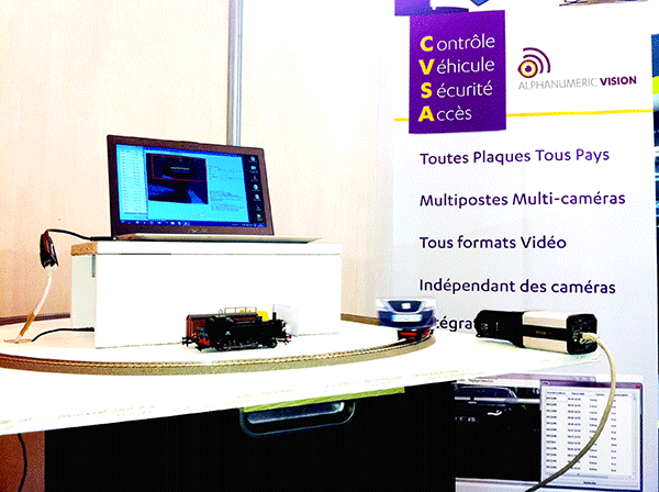 Salon APS - lecture de plaques d'immatriculation Salon APS - lecture de plaques d'immatriculation