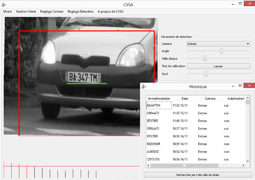 Logiciel LAPI - CVSA Logiciel LAPI - CVSA